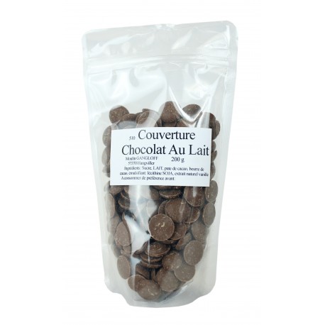 Chocolat au lait de couverture 33% 5 kg - Chocolat et cacao à